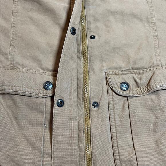 Duluth Trading Co Fleece Lined Full Zip Chore Coat Size XL Workwear Farm Casual - Picture 5 of 9